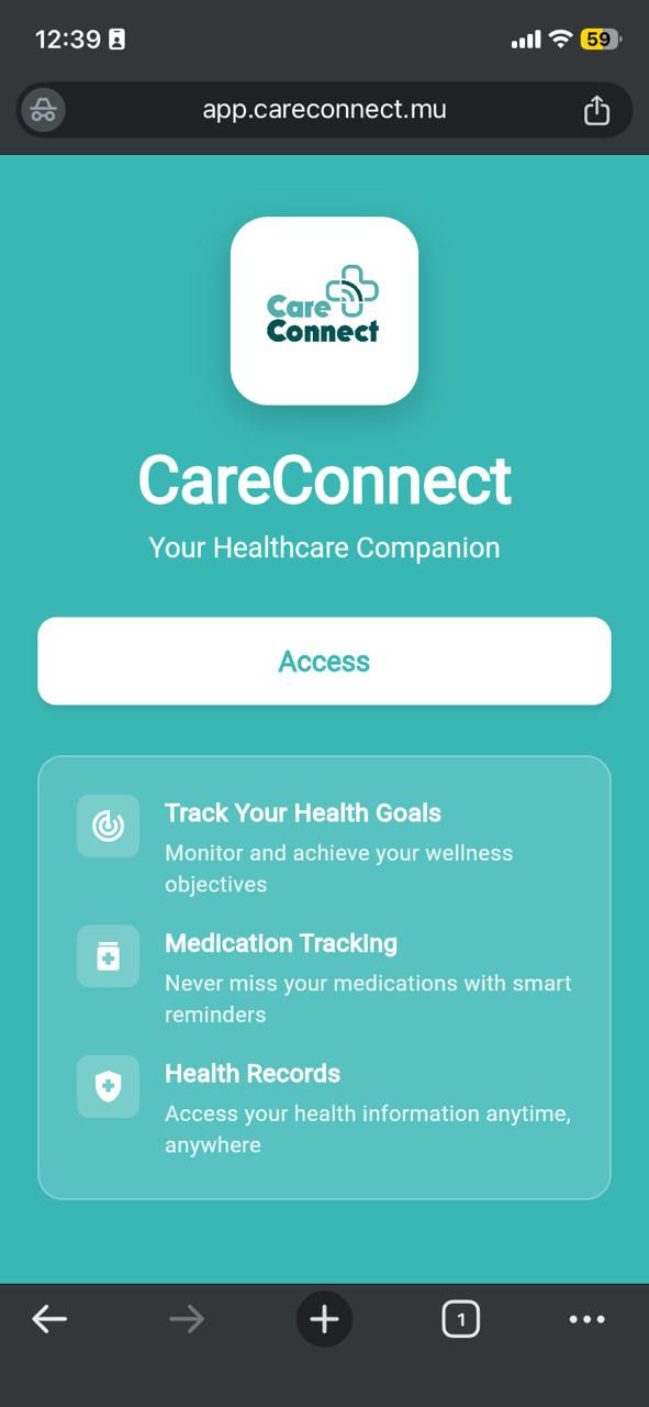 Access CareConnect App